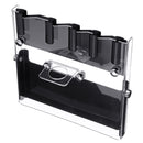 Acrylic 3 4 5 6 Inch Peeler Blade Holder Block Rack Stand Kitchen Storage Rack Transparent Storage