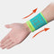 AONIJIE 1 Pair Wristband Fitness Exercise Running Sports Elastic Wrist Support Brace Sweatband