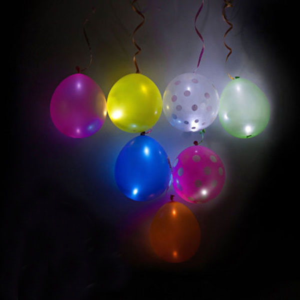 50 Pcs White Ball Lamps LED Light Paper Lantern Balloons Wedding Party Christmas Halloween Decor