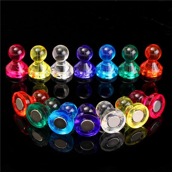 10pcs Magnetic Thumbtacks Set Neodymium Pins Fridge Magnets