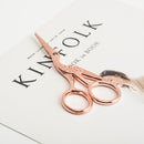 Miwoo MW-0306-01 1 Piece Stainless Steel Crane Shape Scissors Stork Embroidery Sewing Measures Retro Hand Craft Shears Tools