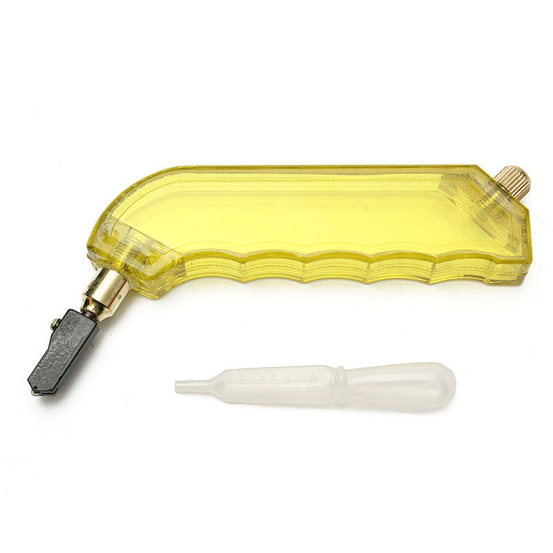 Handheld Grip Color Glass Cutter Tungsten Carbide Yellow