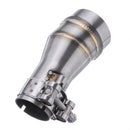 51mm To 35mm Motorcycle Stainless Exhaust Muffler Pipe Adapter Connector Polished 2''