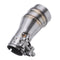 51mm To 35mm Motorcycle Stainless Exhaust Muffler Pipe Adapter Connector Polished 2''