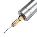 Mini Electric Engraving Pen Power Drills Grinding Woodworking Milling Micro Polishing Brush Drill With 10x Drill bit