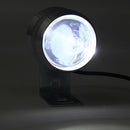 12-80V 10W LED Motorcycle Headlight White Auxiliary Lamp Aluminium Waterproof