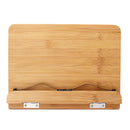 Portable Wooden Bookshelf Stand Bible Cookbook Music Book laptop Holder Folding Rack Reading Tool