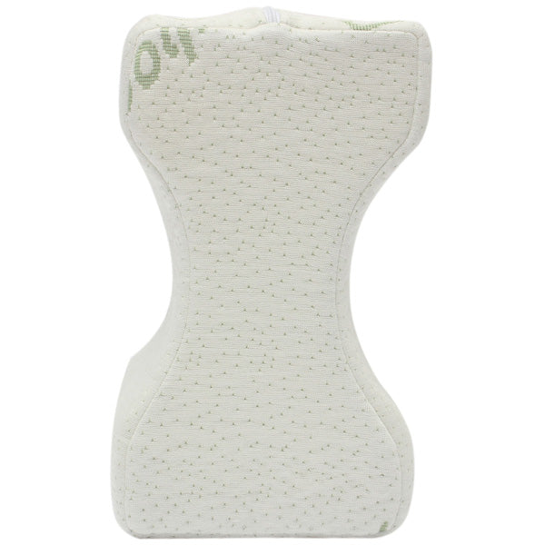 Soft Memory Foam Leg Knee Pillow White Bamboo Fiber Cover Back Aches Night Bed Pillow