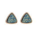 Bohemian Matte Gypsophila Ear Stub Retro Earring For Women Accessories