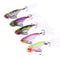 ZANLURE 5pcs/set 5.5cm 11g Quick Sinking Metal VIB Spoon Bait Bass Fishing Lure Artificial Bait Lure