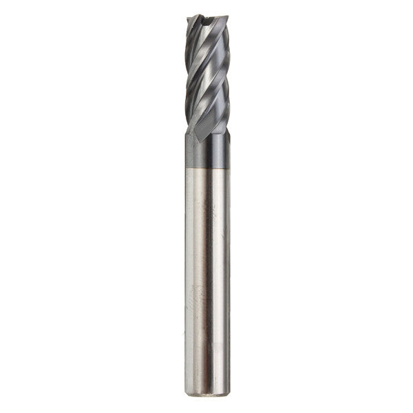 5pcs 6mm Head 4 Flute Tungsten Steel End Mill Cutter