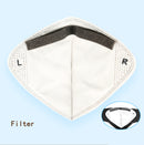 Half Face Respirator Mask Dust PM2.5 Proof Filtered Activated Carbon