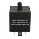 Adjustable 3 Pin Flasher LED Turn Signal Light Relay For Cars Boats Motorcycles