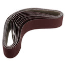 Drillpro 10pcs 60/120/150/240 Grit 40mm x 680mm Sanding Belt for Grinding Machine