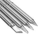 KSGER 4pcs T12-K T12-B T12-BC2 T12-D24 Soldering Iron Tips T12 series for Hakko Soldering ReWork Station