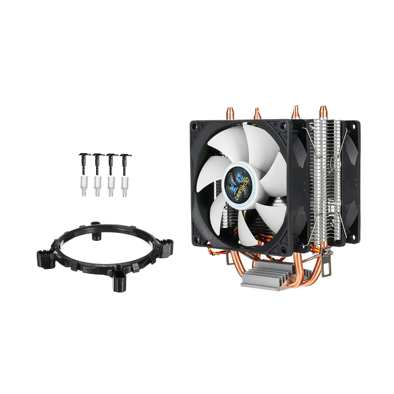 90mm 3Pin CPU Cooler Heatsink Quiet Fans For Intel LGA775/1156/1155 For AMD/AM2/AM3 Dual-sided Fan
