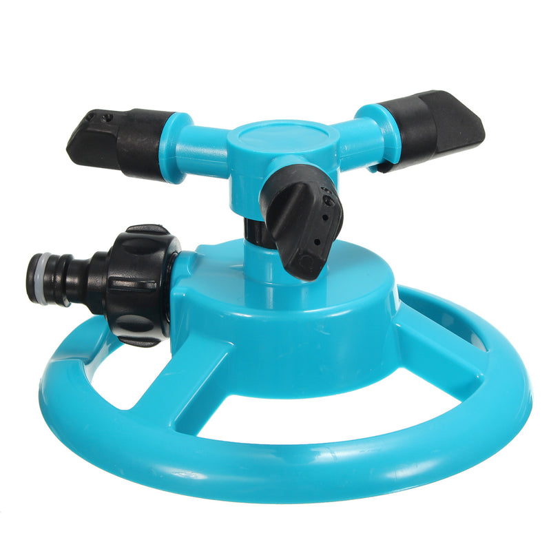 1/2 Inch Three Heads Rotation Sprinkler Garden Lawn Watering Irrigation Spraying Nozzle