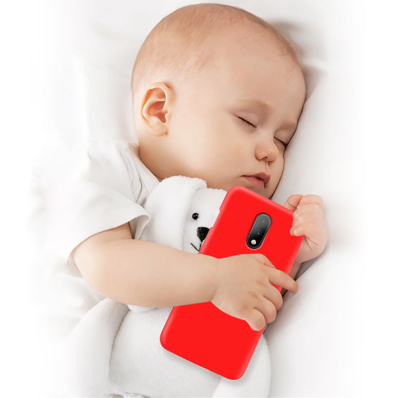 For OnePlus 7T Pro Case Bakeey Original Logo Ultra-Thin Anti-Scratch Silicone Soft Protective Case