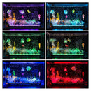 DOCEAN LED RGB Aquarium Light 28cm 16 Color RF Remote Control Waterproof Fish Tank Underwater Lamp