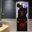Miico MT002 Halloween Sticker Door Sticker Creative  Removable Wall Sticker - Papaya Castle