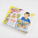 Mushroom Nail 296 Creative Children's Intelligence Combination Spell Inserting Board Toy Puzzle Building Blocks Early Education Puzzle Boxed