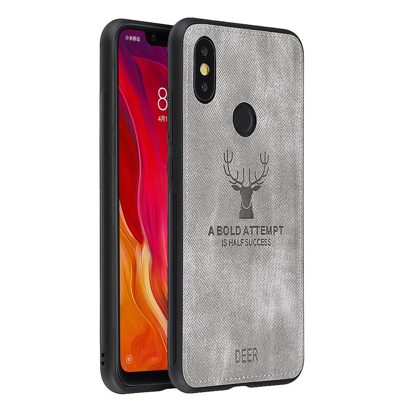 Bakeey Deer Shockproof Cloth + Soft TPU Back Cover Protective Case for Xiaomi Mi A2 Mi 6X Mi6X