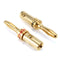 4PCS Cable Connector Screws Free Soldering Banana Pure Copper HI-FI Terminal For Speaker