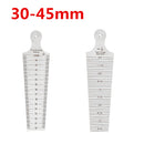 Drillpro 1-60mm Metric Imperial Wedge Feeler 1-15/15-30/30-45/45-60mm Taper Depth Gauge