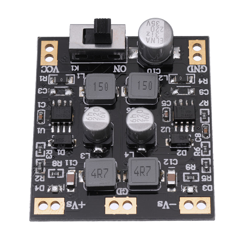 24V/15V/12V to 5V/12V Regulated Power Supply Module High Efficiency Low Ripple and Double Filter