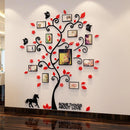 3D Photo Frame Family Tree Wall Sticker Living Room Bedroom Decor