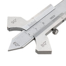 Machifit Welding Gauge Weld Inspection Gage Weld Seam Bead/Fillet/Crown Test Ulnar Ruler 60 70 80 90 Degree Angle Measure