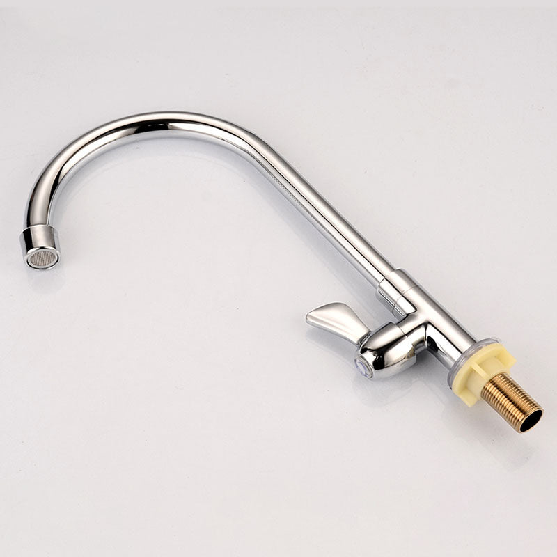 Basin Sink Single Hole Household Cold Basin Faucet Vertical Copper Universal Kitchen Dishwashing