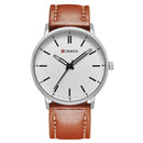 CURREN 8233 Fashion Male Leather Quartz Watch Elegant Business Men Style Wrist Watch