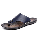 MAN Leather Flip Flop Sandals Slippers Simple Durable High-quality Shoe