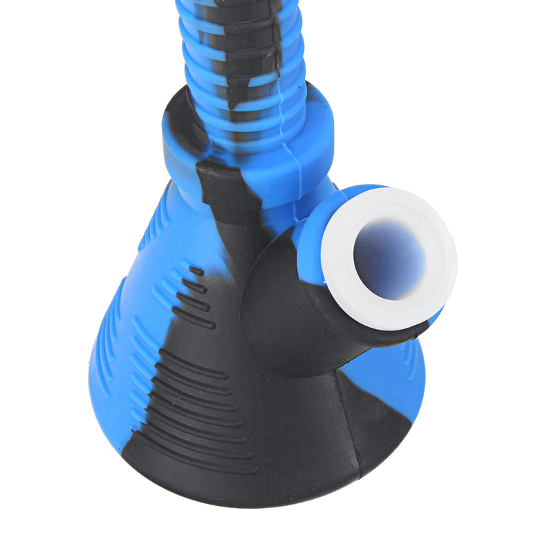 Portable Silicone Water Pipe Smoker Pipe Herb Unbreakable Silicone Toba-cco Weed Pipe