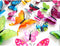 12PCS 7 Colors 3D Double Layer Butterfly Wall Sticker Fridge Magnet Home Decor Art Applique