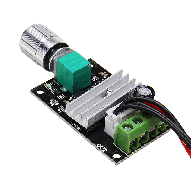 DC 6V/12V/24V/28V 3A 80W PWM Motor Speed Controller Regulator Adjustable Reversible Motor Driver Swi