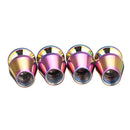 4Pcs Universal Car Tyre Tire Valve Stem Caps Wheel Valve Cover Neon Multi Color