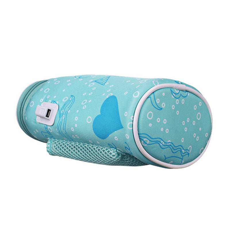 Portable USB Warmer Water Bottle Bag Heating Baby Milk Water Travel Heater Insulation