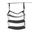 3 Layers Portable Travel Storage Baskets Bag Hook Hanging Nylon Mesh Bag Storage Organizer
