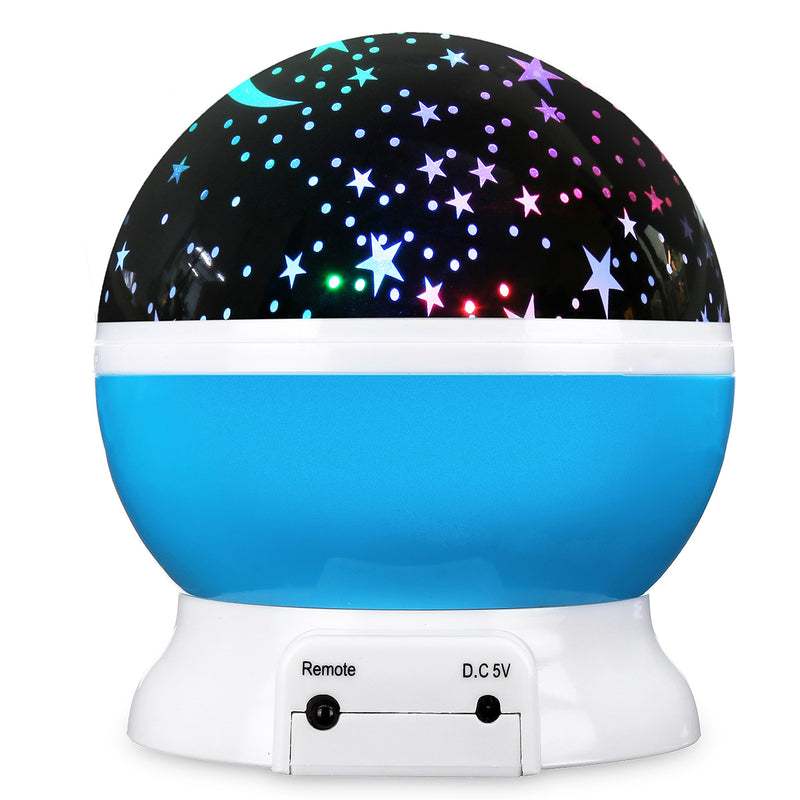 USB Rotating Projector Starry  Nursery Night Light Star Sky Projection LED Light Xmas Gift