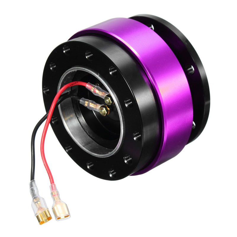 Universal Aluminum Alloy Steering Wheel Quick Release Hub Adapter Off Boss Kit