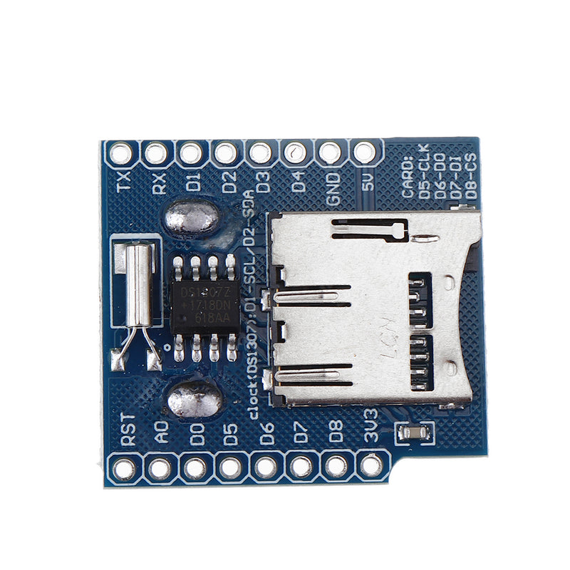 Geekcreit DataLog Shield For WeMos D1 Mini RTC DS1307 Micro SD with Pin Headers