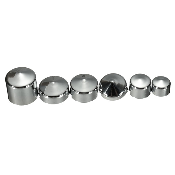 78pcs Chrome Bolt Toppers Cover Caps Kit For Harley Davidson Dyna Glide