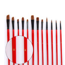 Zhuting B3601 36Pcs Canvas Curtains Multi-function Practical Writing Brush Suit