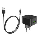 HOCO C70A EU QC3.0 Charge Power Adapter With Type-C Cable For Tablet Smartphone