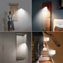 ARILUX PIR Motion Sensor 6 LED USB Rechargeable Portable Night Light for Closet Cabinet Camping