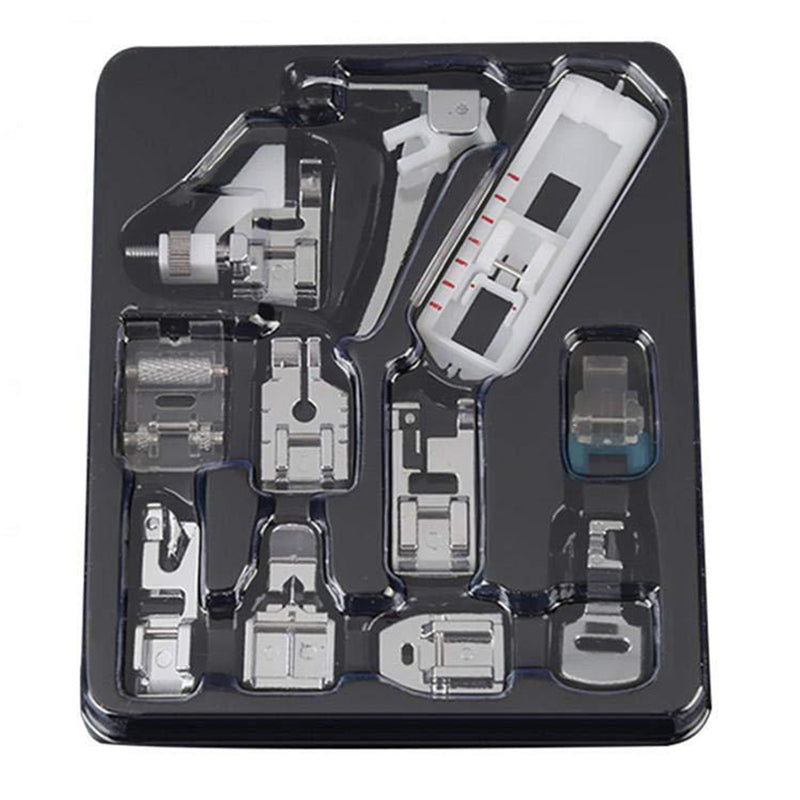 11Pcs Multi Function Domestic Sewing Machine Presser Foot Feet Accessories Tools Set