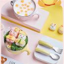 Bear MW-C0001 3Pcs Children's Tableware Insulation Bowl Set for Children Baby