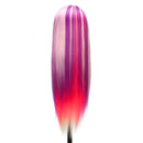 27'' Colorful Practice Training Head Long Hair Mannequin Hairdressing Salon Model